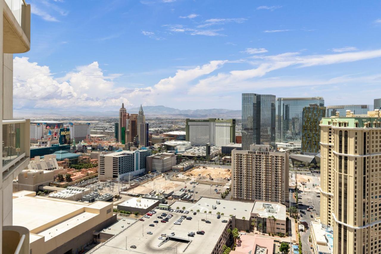 Lucky Gem Penthouse & Luxury Suites At Signature Resort, Balcony Strip View 3505 Las Vegas Exterior photo