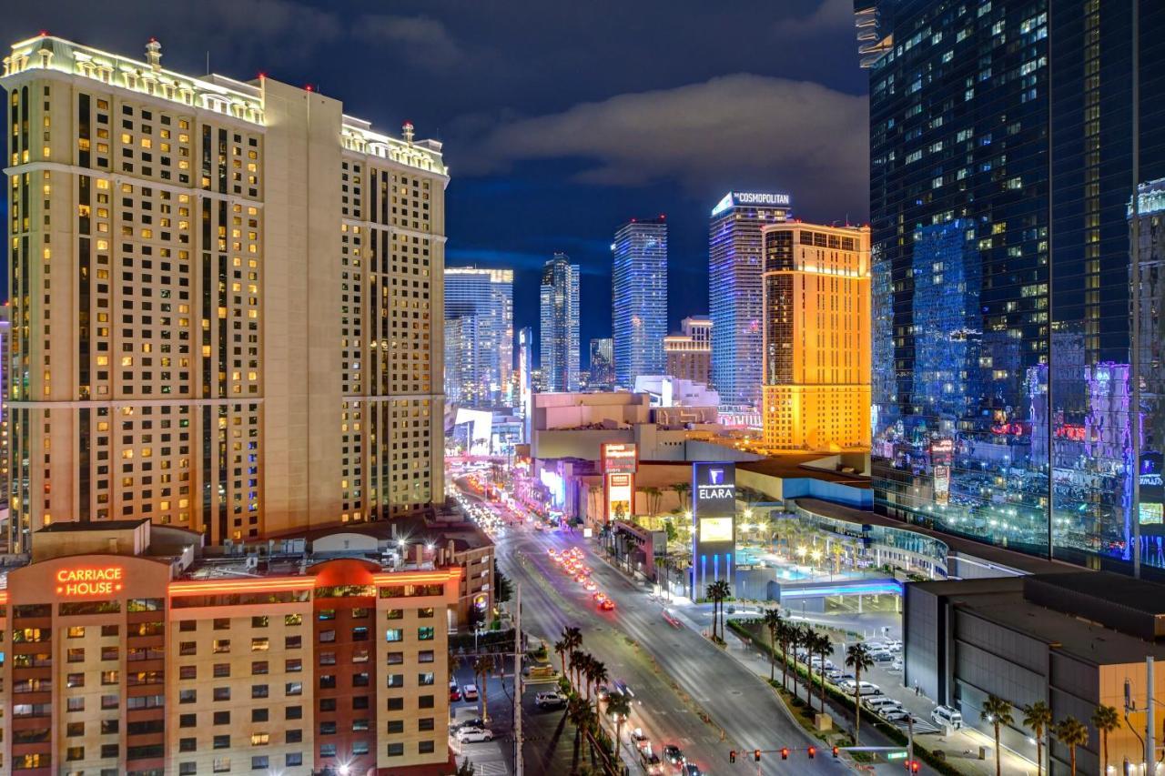 Lucky Gem Penthouse & Luxury Suites At Signature Resort, Balcony Strip View 3505 Las Vegas Exterior photo